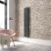 Faro Anthracite Double Flat Panel Vertical Radiator 1600x280mm
