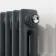 Athens Anthracite Double Column Horizontal Traditional Radiator 600x1415mm