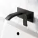 Severn Matt Black Wall Mounted Basin Mixer Tap