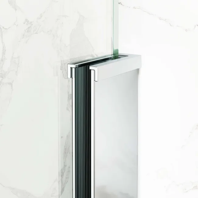Stockholm Easy Clean 8mm Frameless Sliding Shower Enclosure 1200x800mm