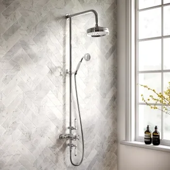 Nevis Traditional Thermostatic Shower Set with Hand Shower
