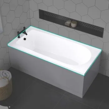 Stafford 1500x700 Round Single Ended Bath