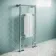 Gibraltar Slimline Small White Traditional Heated Towel Radiator (Flat Top Rail)