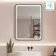 Olivia Black Framed Illuminated LED Mirror With BLUETOOTH Speaker 800x600mm