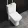 Atlanta Fully Back to Wall Close Coupled Toilet & Pedestal Basin Set