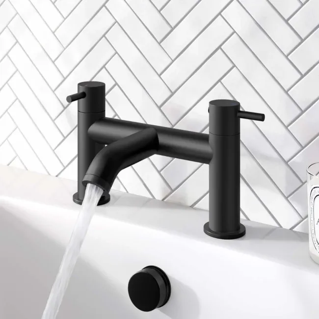 Trent Matt Black Bath Filler