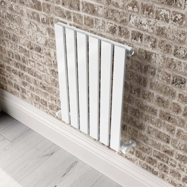 Faro White Single Flat Panel Horizontal Radiator 600x420mm