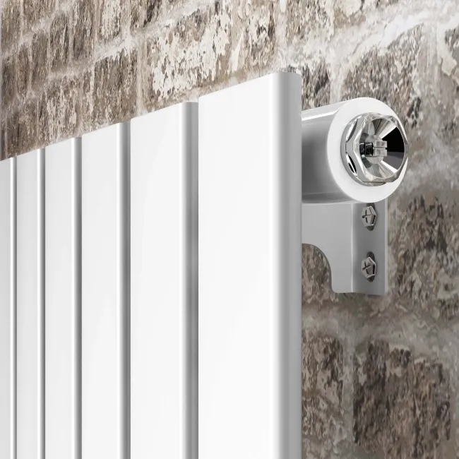 Faro White Single Flat Panel Horizontal Radiator 600x1190mm