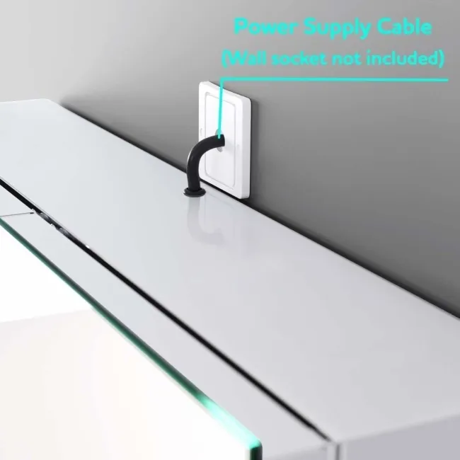 Arabella Illuminated LED Mirror Cabinet 600x800mm