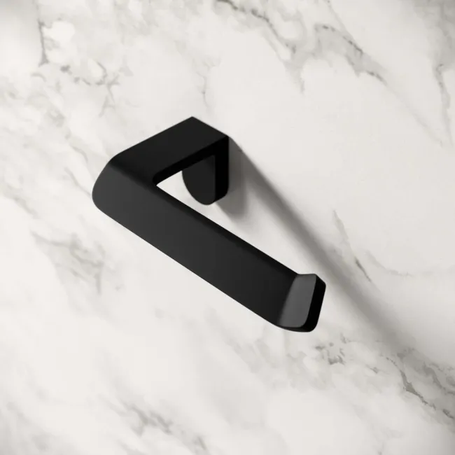 Eloise Matt Black Toilet Roll Holder