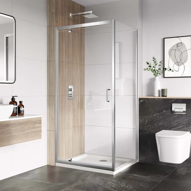 London 6mm Pivot Shower Enclosure 900x760mm