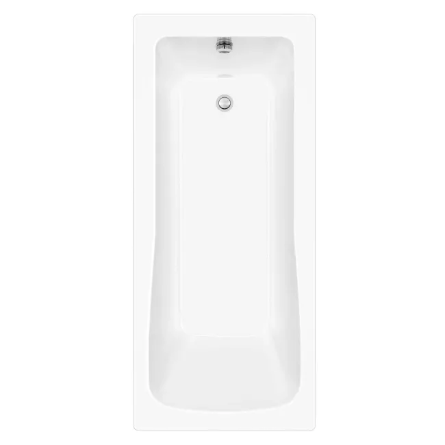 Hereford 1600x700 Square Single Ended Bath