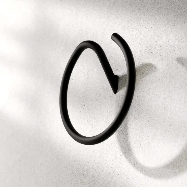 Freya Matt Black 3 Pieces Accessory Set