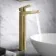 Soar Brushed Brass High Rise Basin Mixer Tap