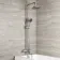 Ballina Round Chrome Thermostatic Bath Filler Shower Set