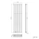 Faro Matt Black Double Flat Panel Vertical Radiator 1800x560mm