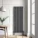 Athens Anthracite Triple Column Vertical Traditional Radiator 1800x650mm