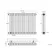 Athens Raw Metal Double Column Horizontal Traditional Radiator 600x785mm