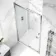 Hamburg Easy Clean 8mm Sliding Shower Door 1100mm - Easy Fix Feature