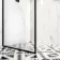 Munich Matt Black Framed Easy Clean 8mm Wet Room Shower Glass Panel 700mm