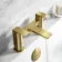 Soar Brushed Brass Basin & Bath Mixer Tap Set