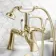 Cherwell Traditional Brushed Brass Basin & Bath Mixer Tap Set