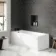 Hereford 1500x700 Square Single Ended Bath