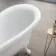 Highbury 1550mm Roll Top Slipper Bath - White Claw Feet