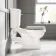 Hudson Traditional Close Coupled Toilet With Chalk White Wooden Seat