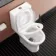 Orlando Rimless Close Coupled Toilet With Soft Close Slim Seat