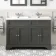 Lucia Graphite Grey Double Basin Vanity 1200mm