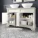Lucia Chalk White Double Vanity with Marble Top & Oval Counter Top Basin 1200mm