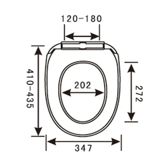 Seattle Soft Close Seat for Close Coupled Toilet