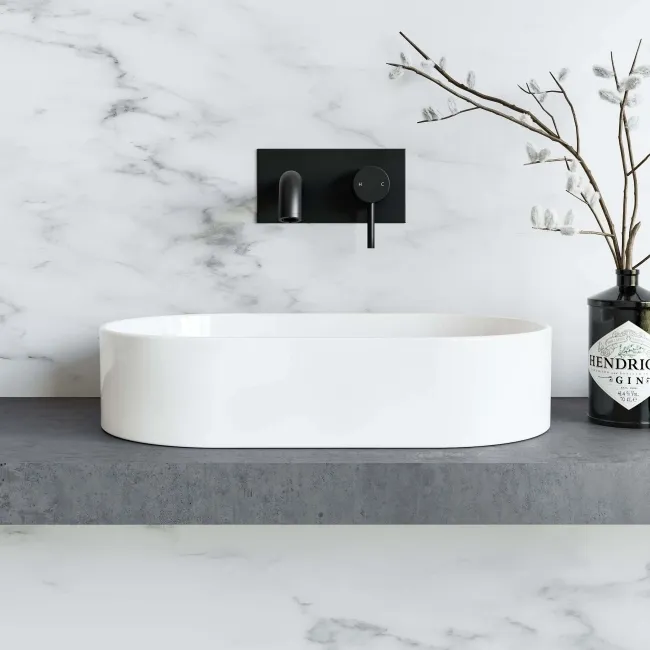Dakota Oval Counter Top Basin 525mm