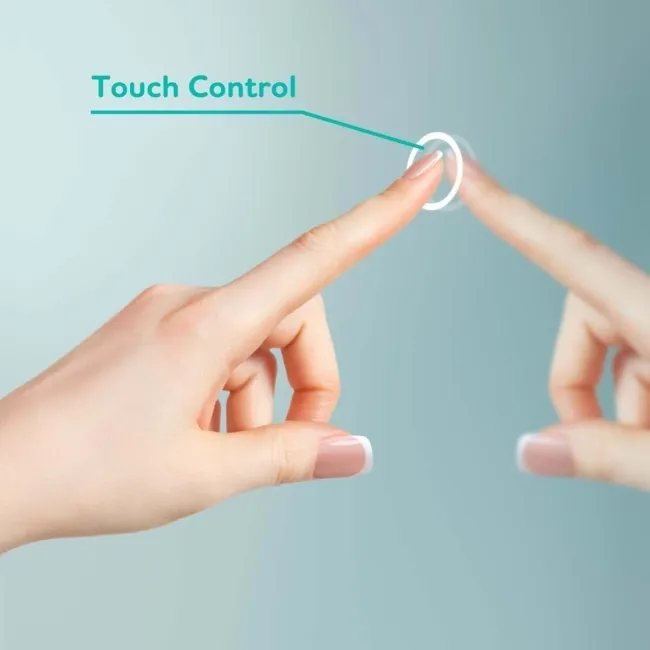 Mollie Black Framed Round Backlit llluminated LED Mirror 500mm