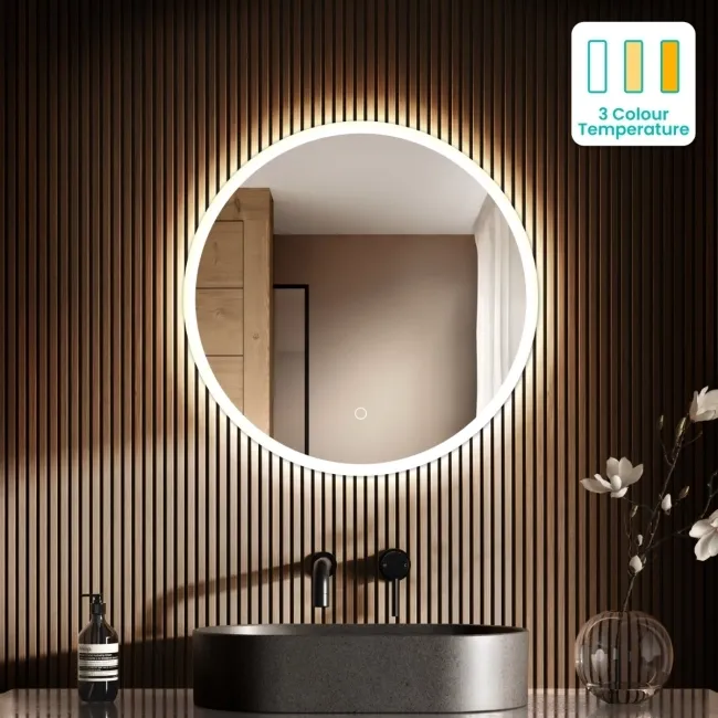 Grace Round Illuminated LED Mirror 600mm