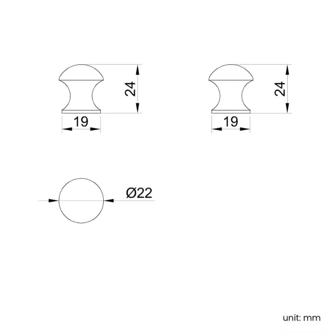 Brushed Chrome Furniture Handle