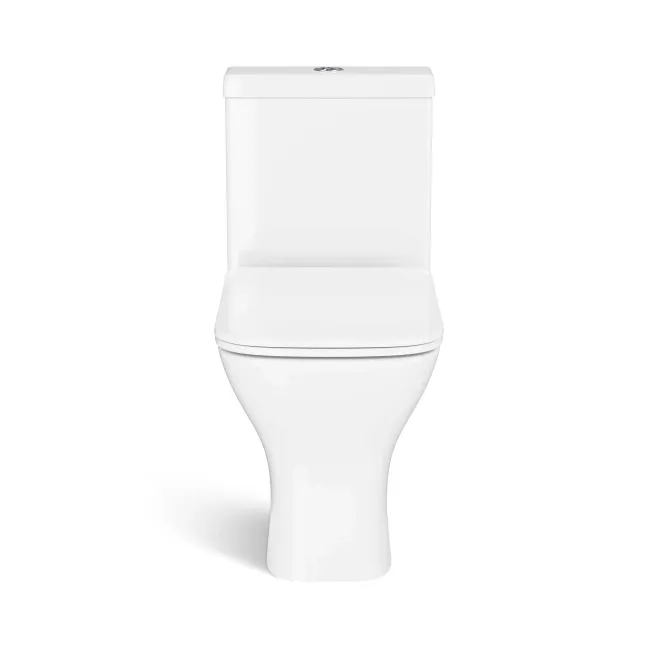Atlanta Fully Back to Wall Close Coupled Toilet With Soft Close Slim Seat