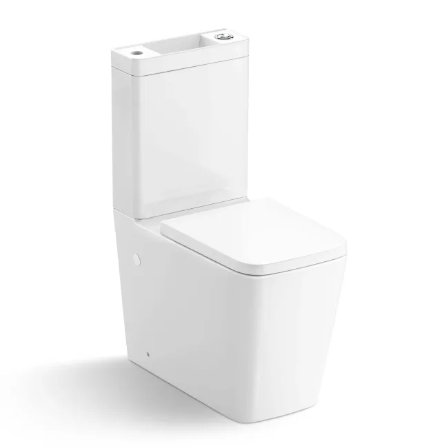 Nevada 2-In-1 Combined Wash Basin & Rimless Toilet With Premium Soft Close Seat