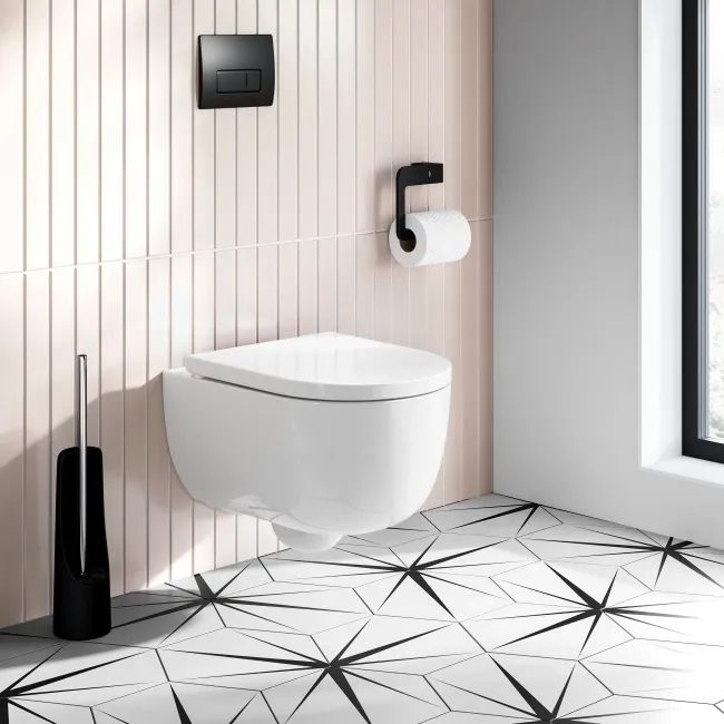 Tulsa Rimless Wall Hung Toilet With Premium Soft Close Seat