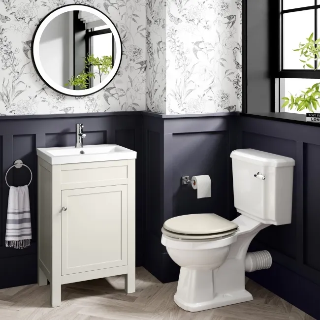 Bermuda Chalk White Basin Vanity 500mm