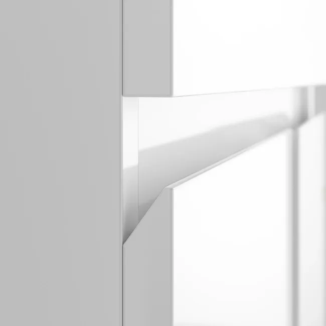 Foster Gloss White Combination Vanity Basin and Boston Toilet 1200mm