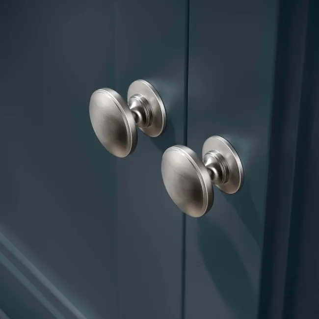 Monaco Inky Blue Traditional Basin Vanity and Back To Wall Unit 1500mm (Excludes Pan & Cistern)