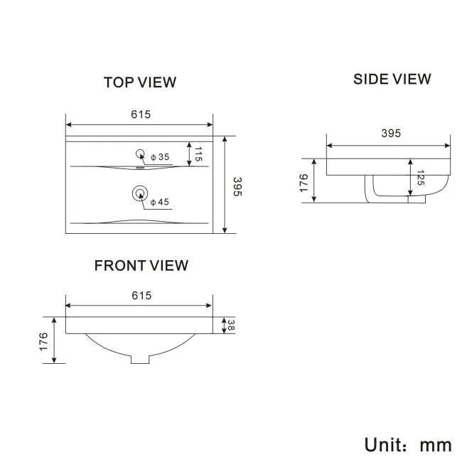 Bermuda Midnight Green Combination Vanity Basin and Hudson Toilet with Wooden Seat 1100mm
