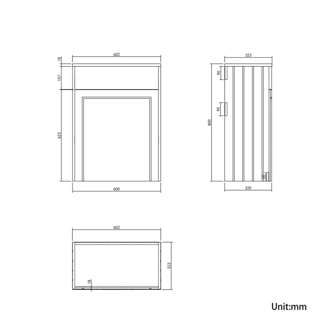 Monaco Chalk White Combination Vanity Basin and Hudson Toilet with Wooden Seat 1200mm - Brass Knurled Handles