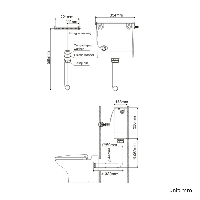 Monaco Chalk White Combination Vanity Basin and Hudson Toilet with Wooden Seat 1200mm - Brass Knurled Handles