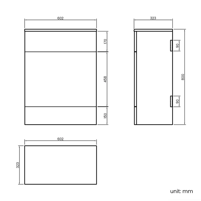 Harper Navy Blue Combination Vanity Basin with Marble Top & Boston Toilet 1500mm