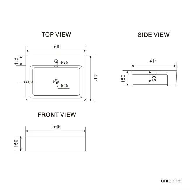 Harper Navy Blue Combination Vanity Basin and Boston Toilet 1200mm - Black Accents