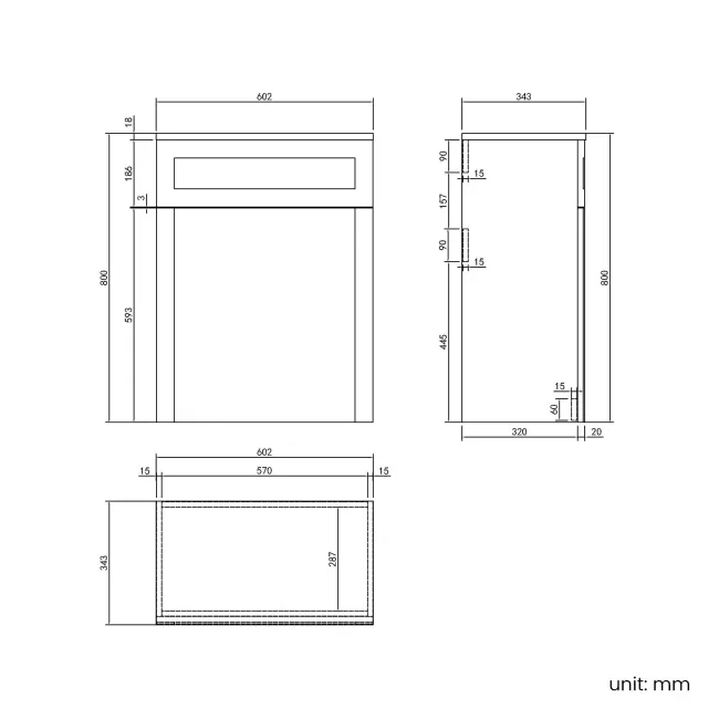 Capri Mystic Green Combination Vanity Basin and Denver Toilet 1350mm - Chrome Handles