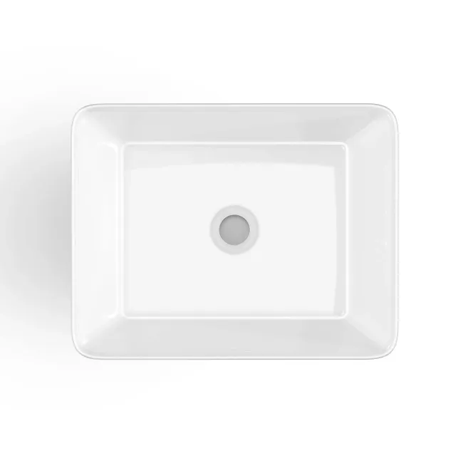 Mersey Gloss White Vanity with Troy Basin 800mm - Black Accents